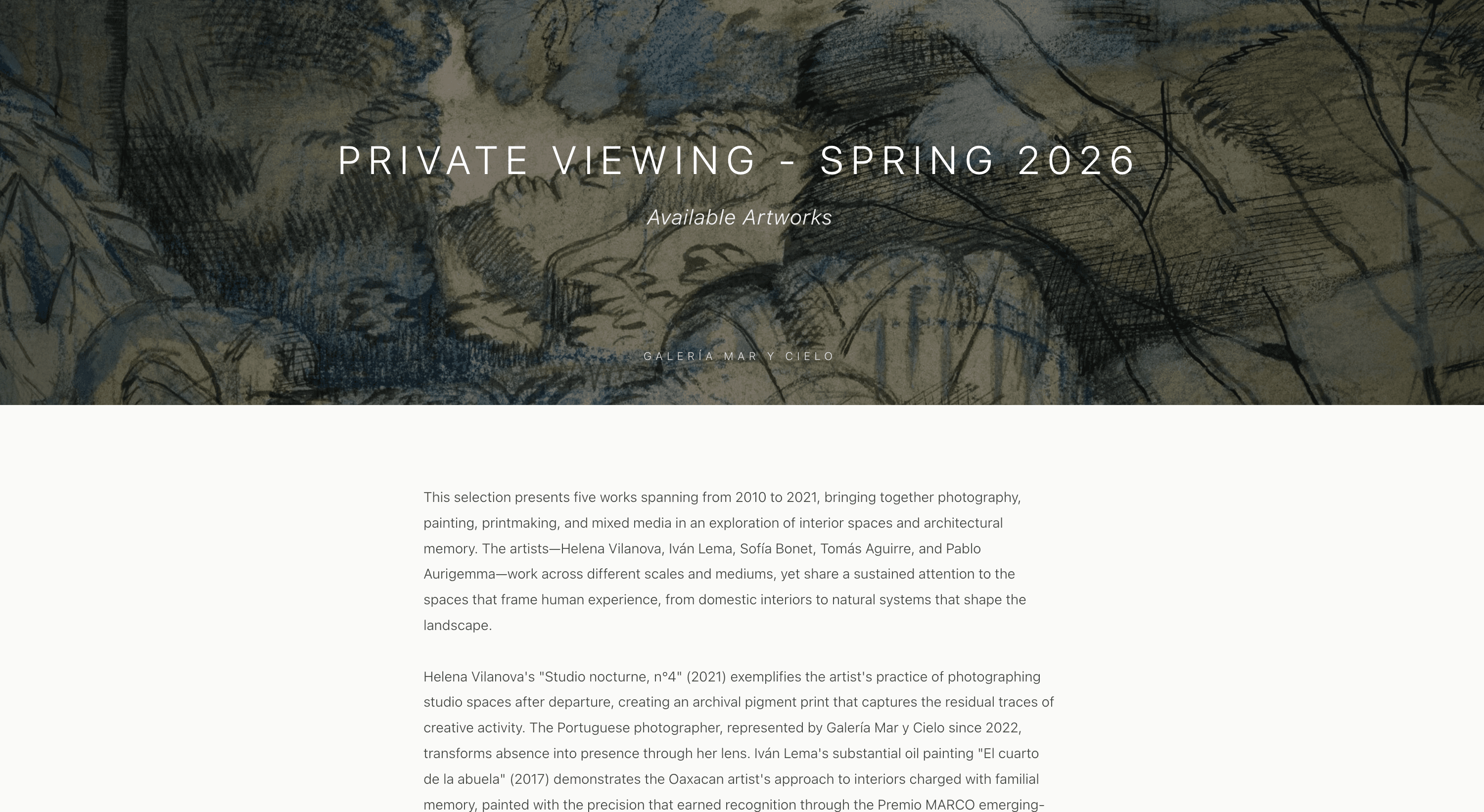 Private viewing cover